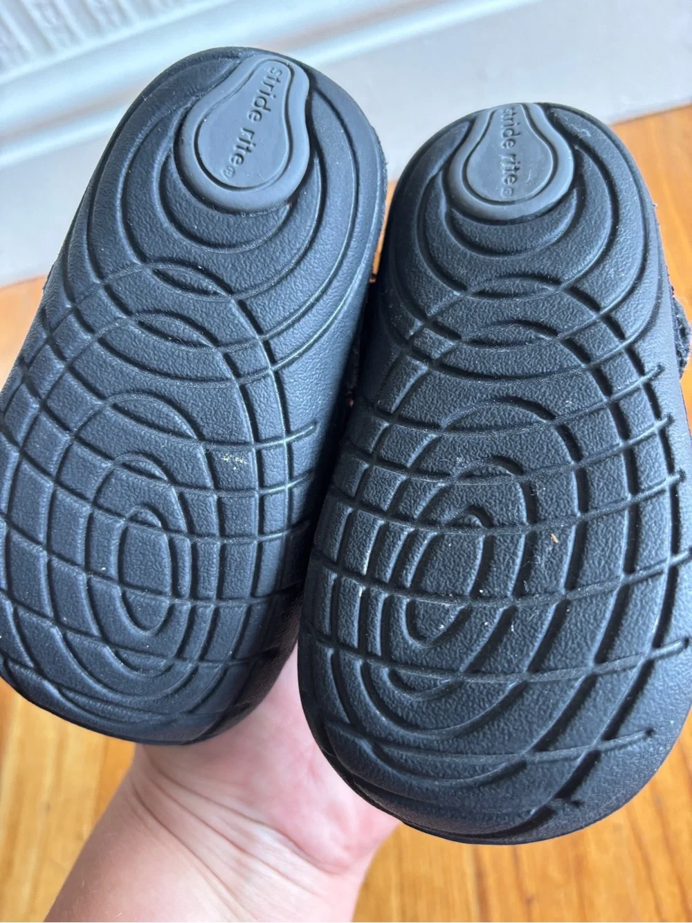 Stride Rite Black Patent Mary Jane Toddler Shoes
